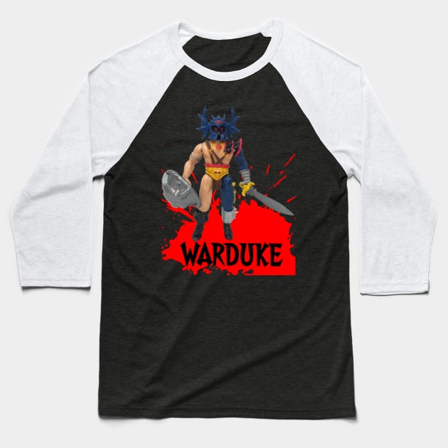 AD&D Warduke Action Figure Baseball T-Shirt by MySideOfTheLaundryRoom